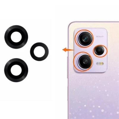 Lente fotocamera Xiaomi Redmi Note 12 Pro 5G vetrino vetro posteriore + ADESIVO