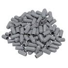 100pcs Rubber End Caps 6mm(1/4") Bolt Cap Cover Screw Thread Protectors Grey