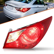 Passenger Right Tail Light For 2011-2014 Hyundai Sonata Outer Mounted Halogen
