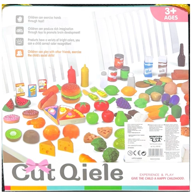 Scatola Frutta/Verdura Giochi Per Bambini Dai 3 Anni + Ht00164-Ht00165 - Immagine 4 di 4