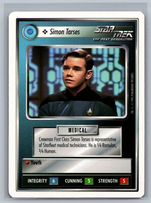 Star Trek CCG Simon Tarses TCG Decipher Premiere 1995 Beta