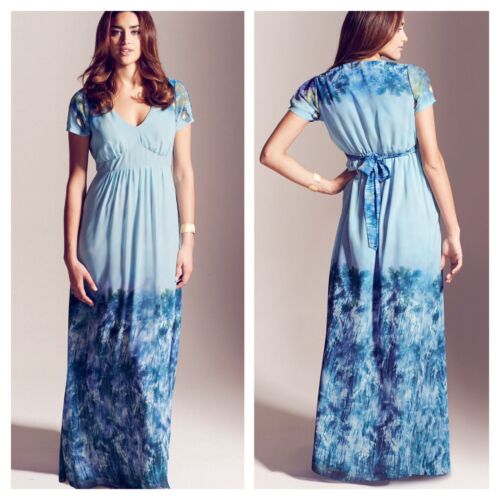 Project D @ Simply Be Size 14 Blue Trinity Print Maxi DRESS Occasion Summer £89 - Picture 1 of 6