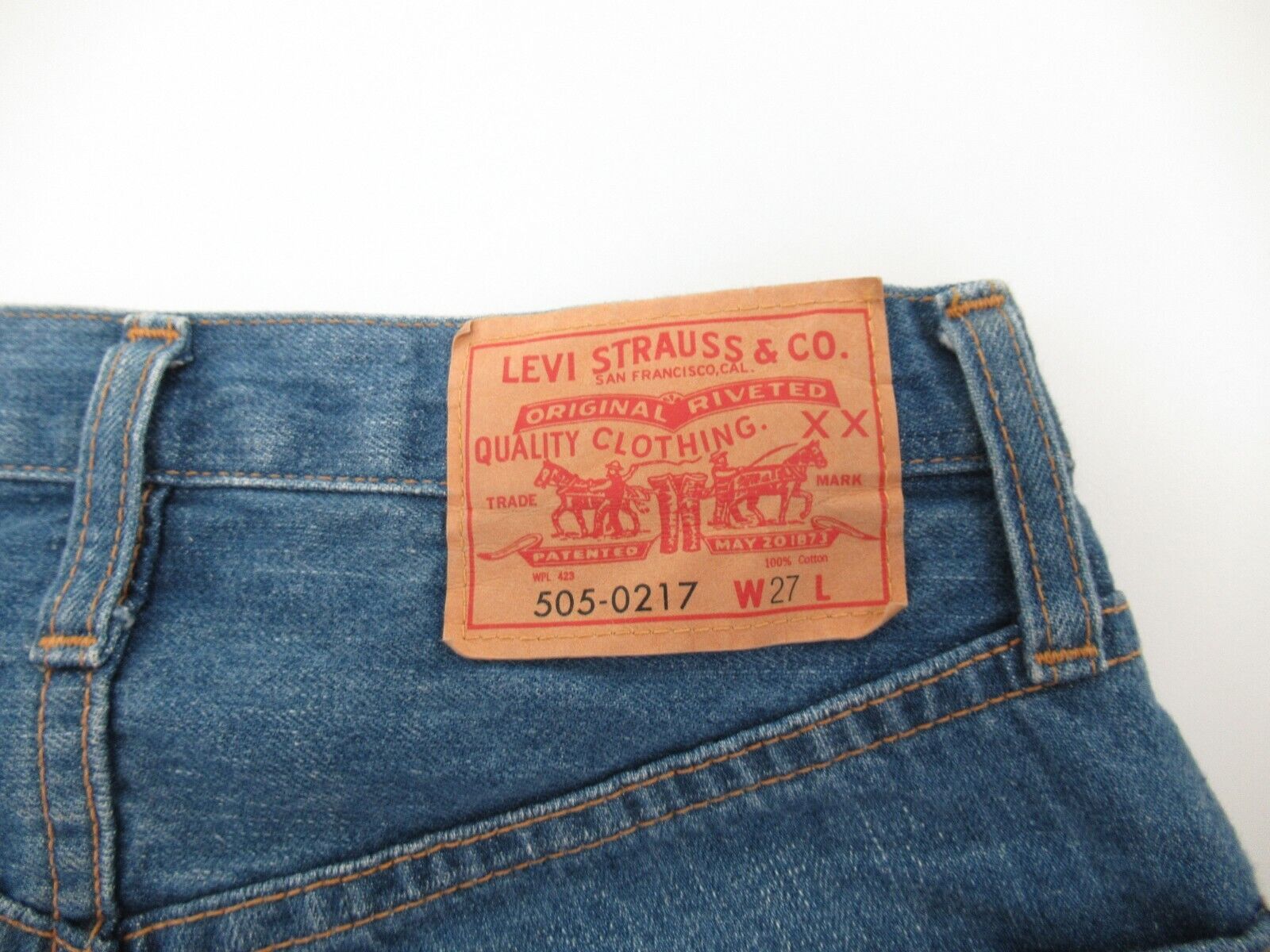 VTG Levi 505-0217 Men's Selvedge Big E Remake Jea… - image 7