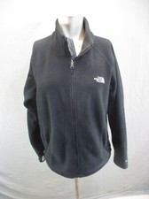 The North Face Size L Womens Full Zip Stand Collar Fleece Athletic Jacket 631
