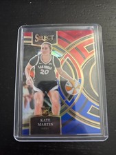 2024 Panini Select WNBA - Concourse Kate Martin #144 Red Blue Prizm /399 (RC)
