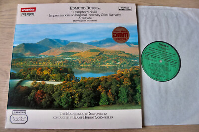 CHANDOS CBR 1023 DIG RUBBRA SYMPHONY 10/GILES FARNABY LP SCHONZELER 1980s NM UK
