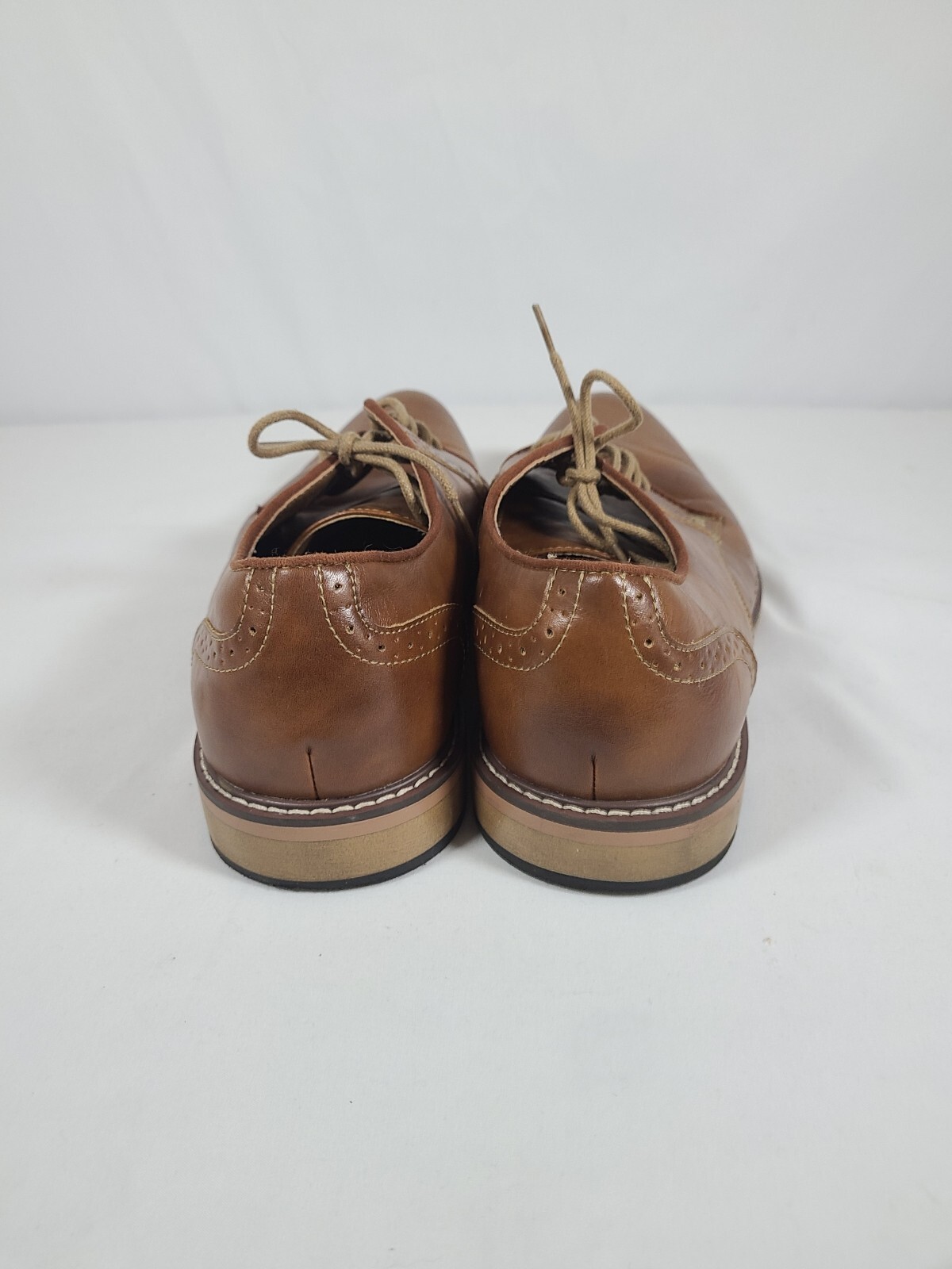 Steve Madden Men's Dress Shoes Brown Leather Lace Up … Gem