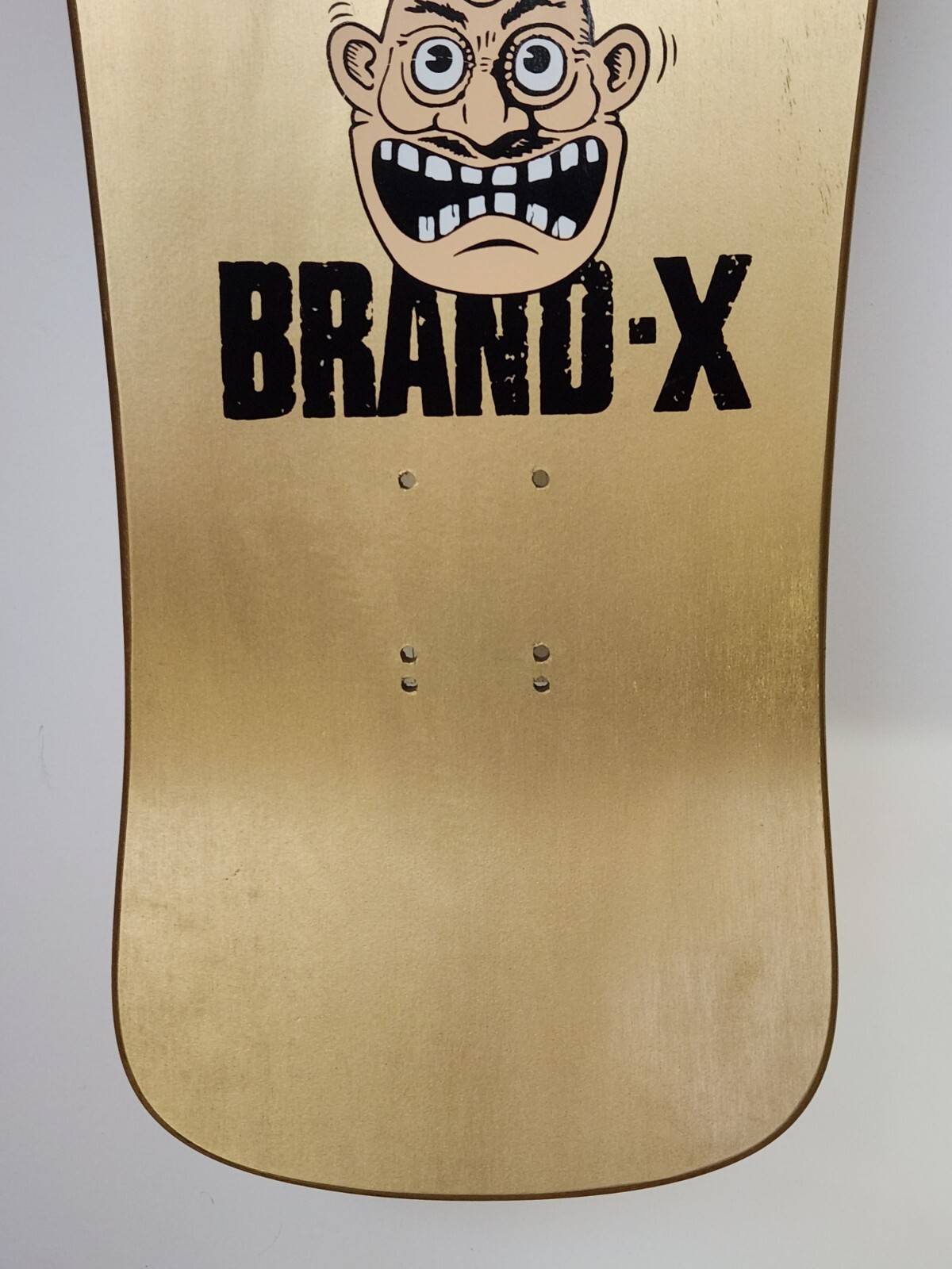 Brand X  Anthrax Skateboard Deck Gold Dip 2022 Collectors' Edition Metallica 