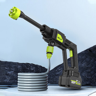 #ad #ad 6 In 1 Cordless Car High Pressure Washer Jet Water Wash Cleaner Gun 2 Battery $78.88