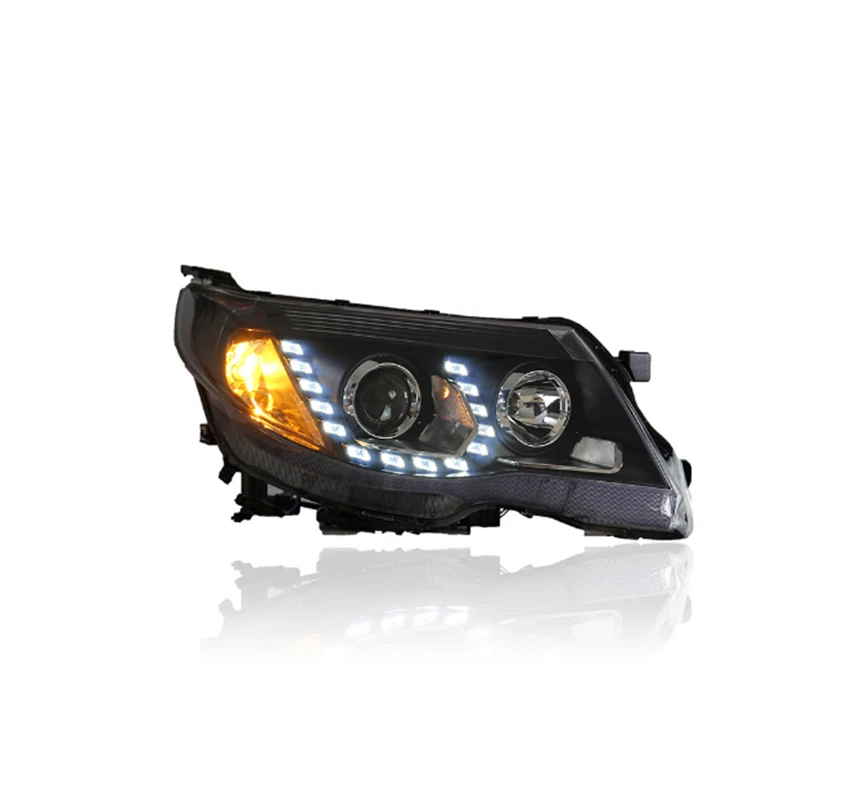 Conjunto de faros LED delanteros exteriores de plástico ABS para Subaru Forester 2008-2012 Foto 4 de 4