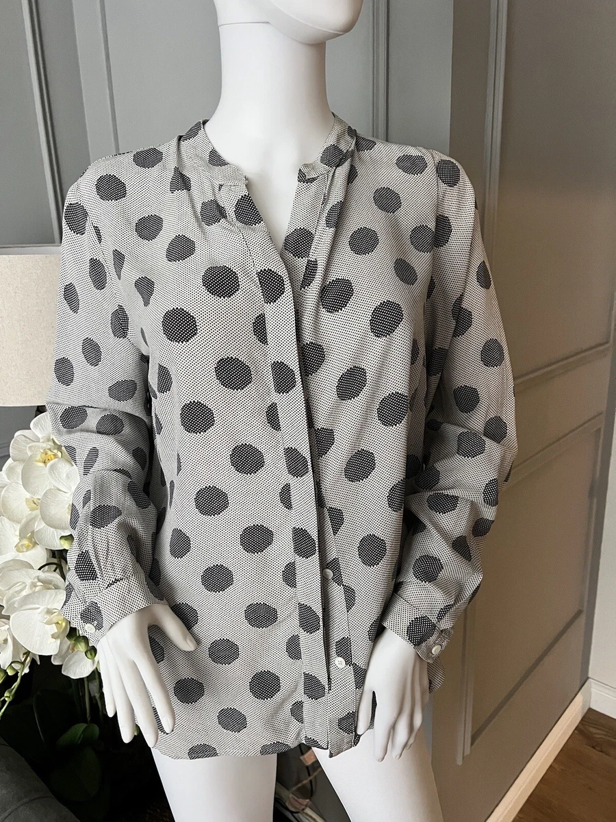 Débardeur Jaeger En Soie Argentée Avec Sequins - Taille 10 - Femme - Occasion