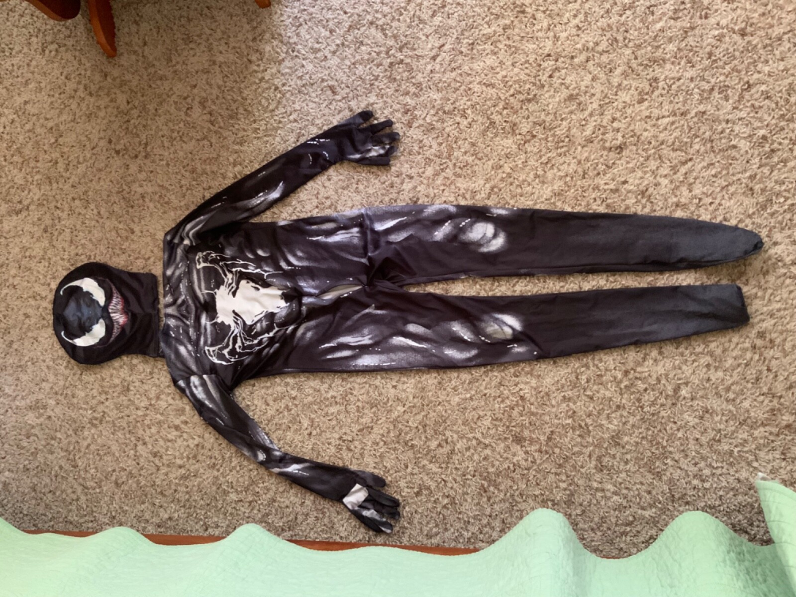 Kids Venom SpiderMan Superhero Cosplay Costume Child… Gem