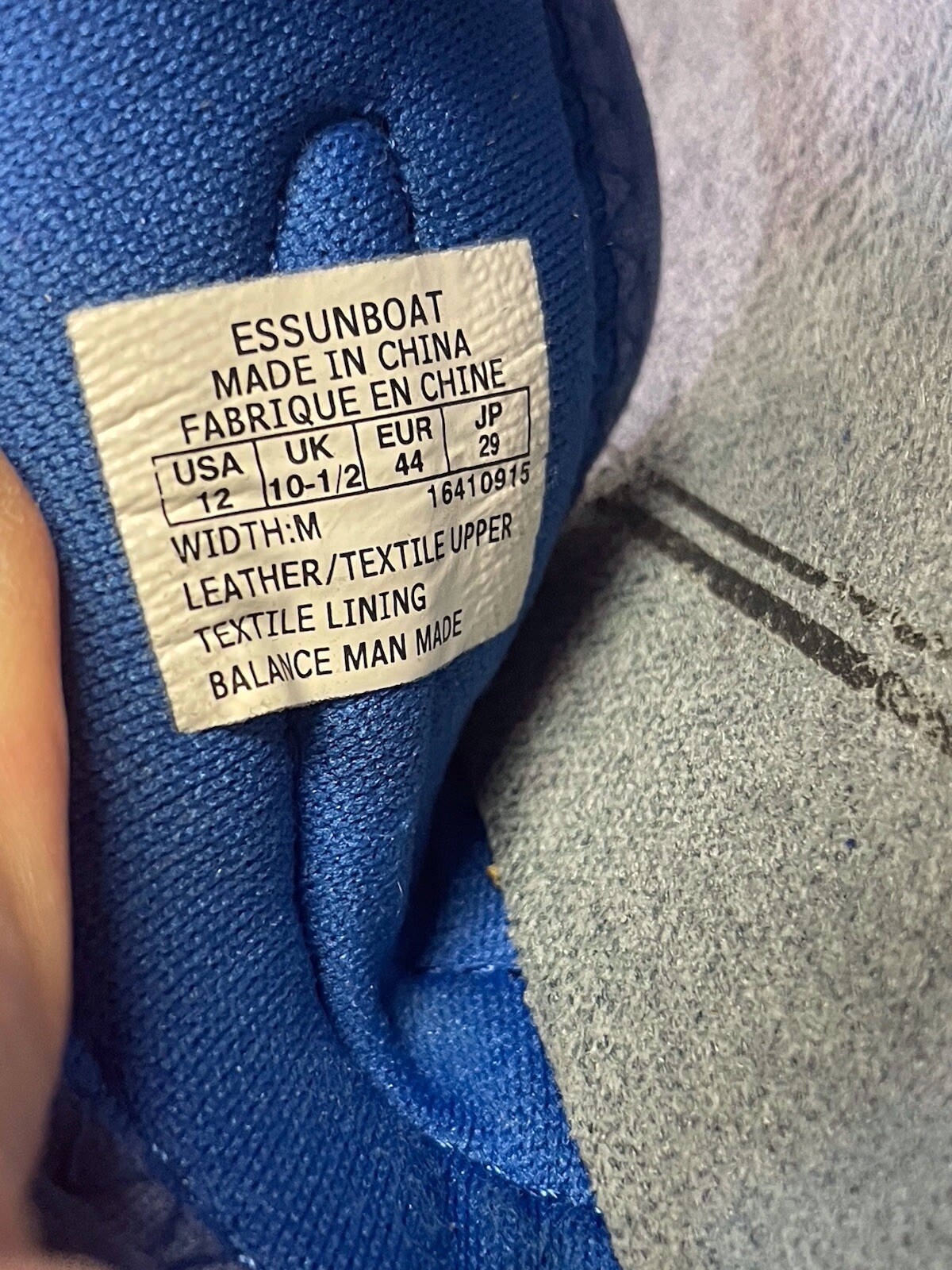 Explore 24 Easy Spirit Flip Flop Sandals Womens Size 12 Blue/Gray Leather Comfrt