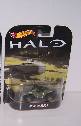 NEW Halo UNSC WARTHOG Hot Wheels Collector Mattel Diecast 2016 Real Riders Metal