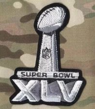 ⭐SUPER BOWL⭐ XLV 45 Cowboys Stadium Texas STEELERS vs PACKERS iron/sew-on PATCH