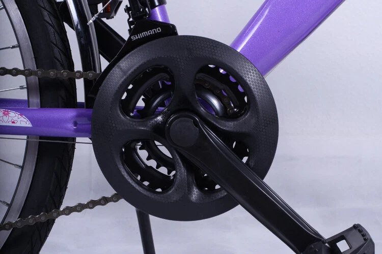 MÄDCHENFAHRRAD 26 ZOLL CTL SHIMANO 21GANG 26" FAHRRAD LILA MIT BELEUCHTUNG STVO - Bild 3 von 4