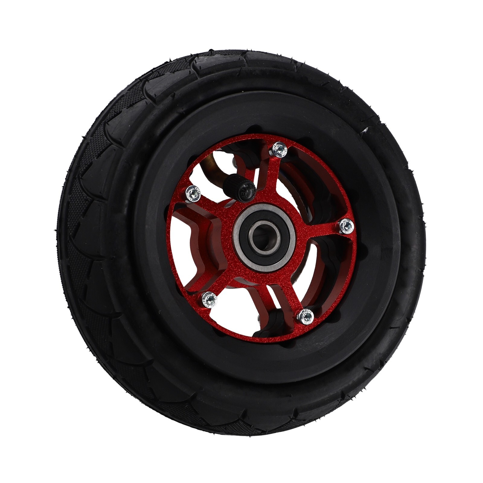 Heavy duty Electric Skateboards Wheel 6 inch Pneumatic Tires Aluminum Alloy Hub