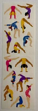 Vintage Mrs Grossman’s Girl’s Gymnastics Stickers