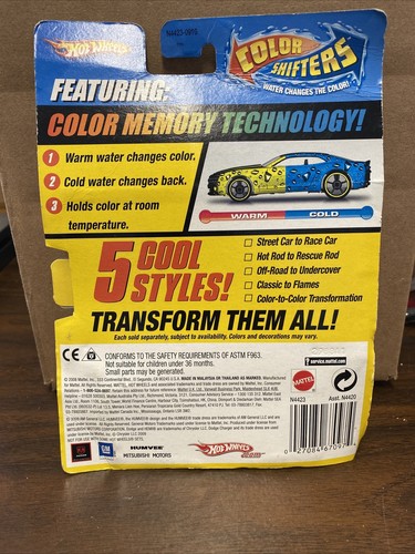 2008 Hot Wheels High Voltage Color Shifters Street Car to Race Car - Picture 3 of 3