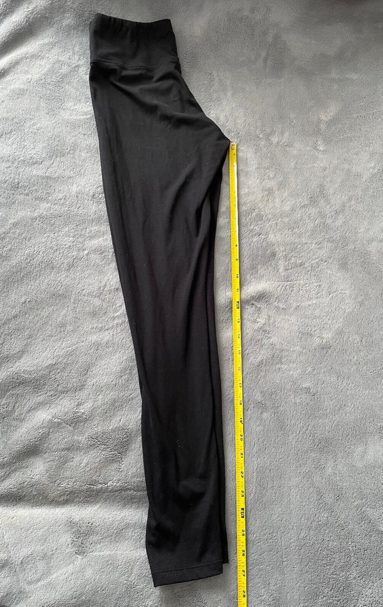 Leggings Donna Felina Vita Media Morbidissimo Scamosciato - Nero Taglia M - Leggeri