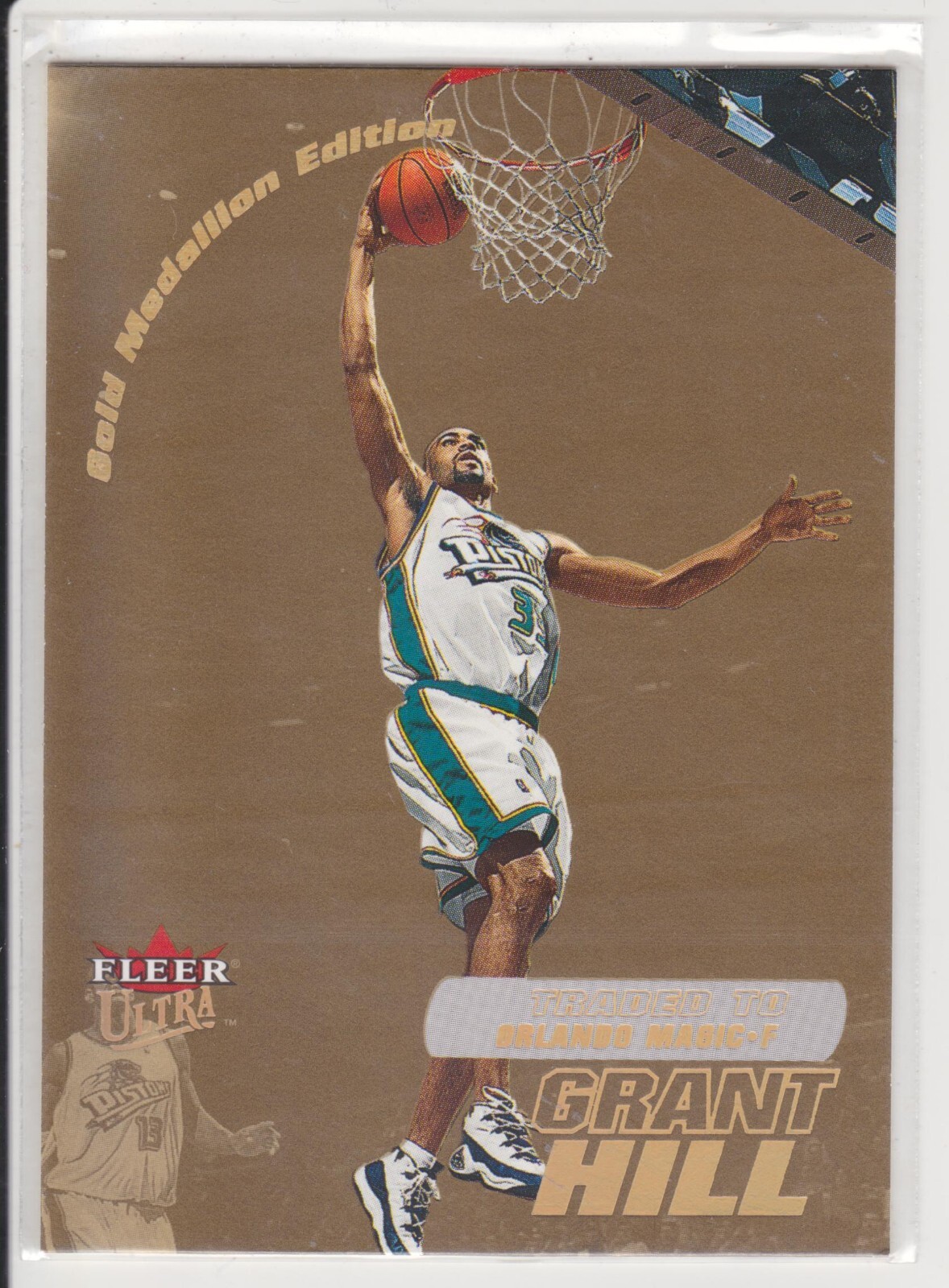GRANT HILL 2000-01 ULTRA GOLD MEDALLION