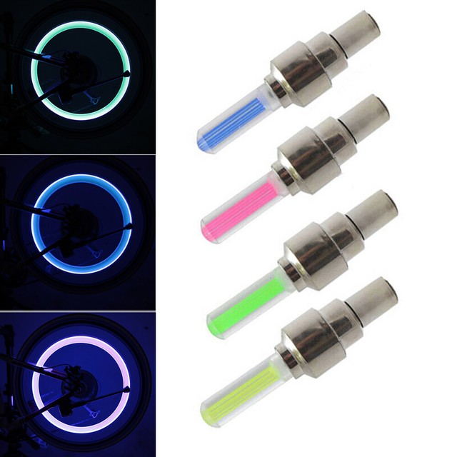 1 x Car Wheel Tyre Decor LED Light Bulb Tire Air Valve Stem Cap Lamp