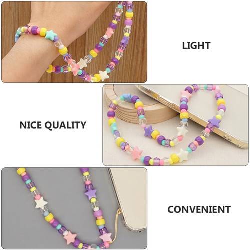 Kind Kette Aus Acrylperlen Anti-Rutsch-Lanyard Für Mobiltelefone - Zdjęcie 7 z 12