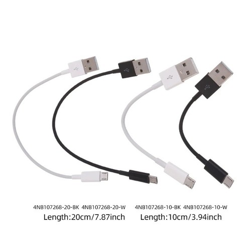 USB Micro USB Cable 10cm 20cm Data Cable 2A Fast for Cellphone Camera W3JD - Picture 6 of 8