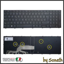 TASTIERA ITALIANA PER HP PROBOOK 450 G5 455 G5 470 G5 NERA CON FRAME