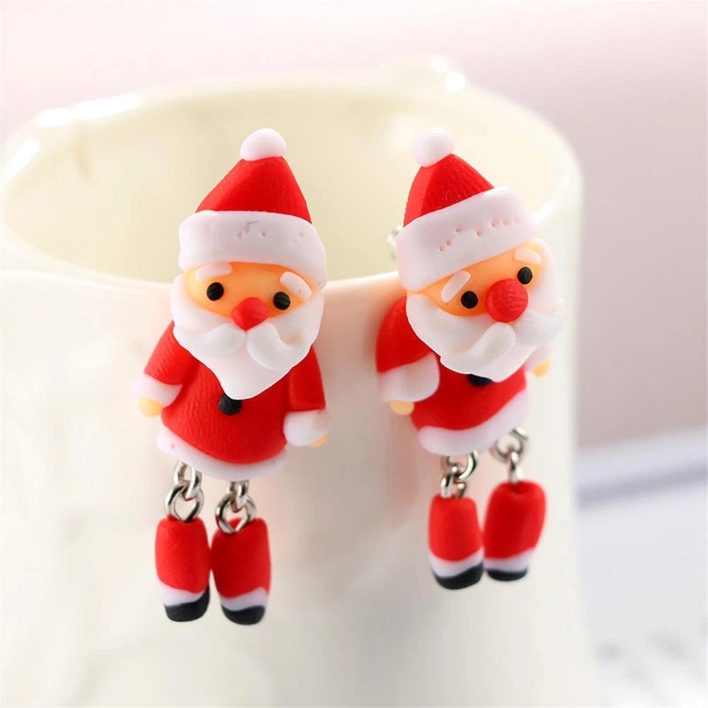 Polymer 2024 christmas earrings