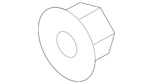 Tuerca de ensamblaje de lámpara de marcador para Ford (N/P W718710-S300)