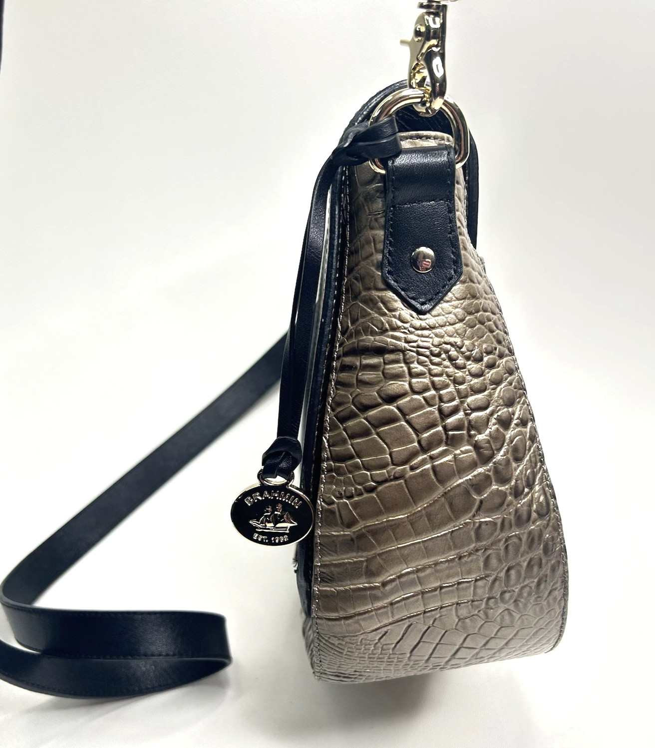 BRAHMIN Sonny Melbourne/Patchwork Leather Crossbo… - image 3