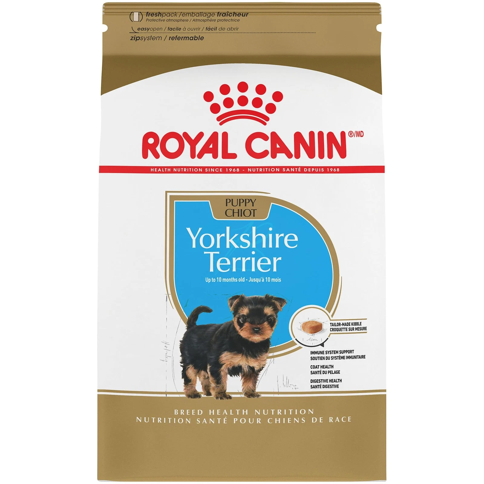 Royal Canin Yorkshire Terrier Puppy Dry Dog Food 2.5 Pound Kibble Pack