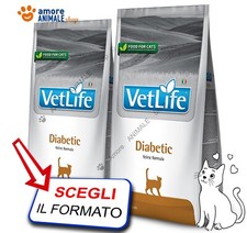 Farmina Cat Vet Life Naturel → Diabetic - 400 Gr / 2 KG - Croquettes Chat