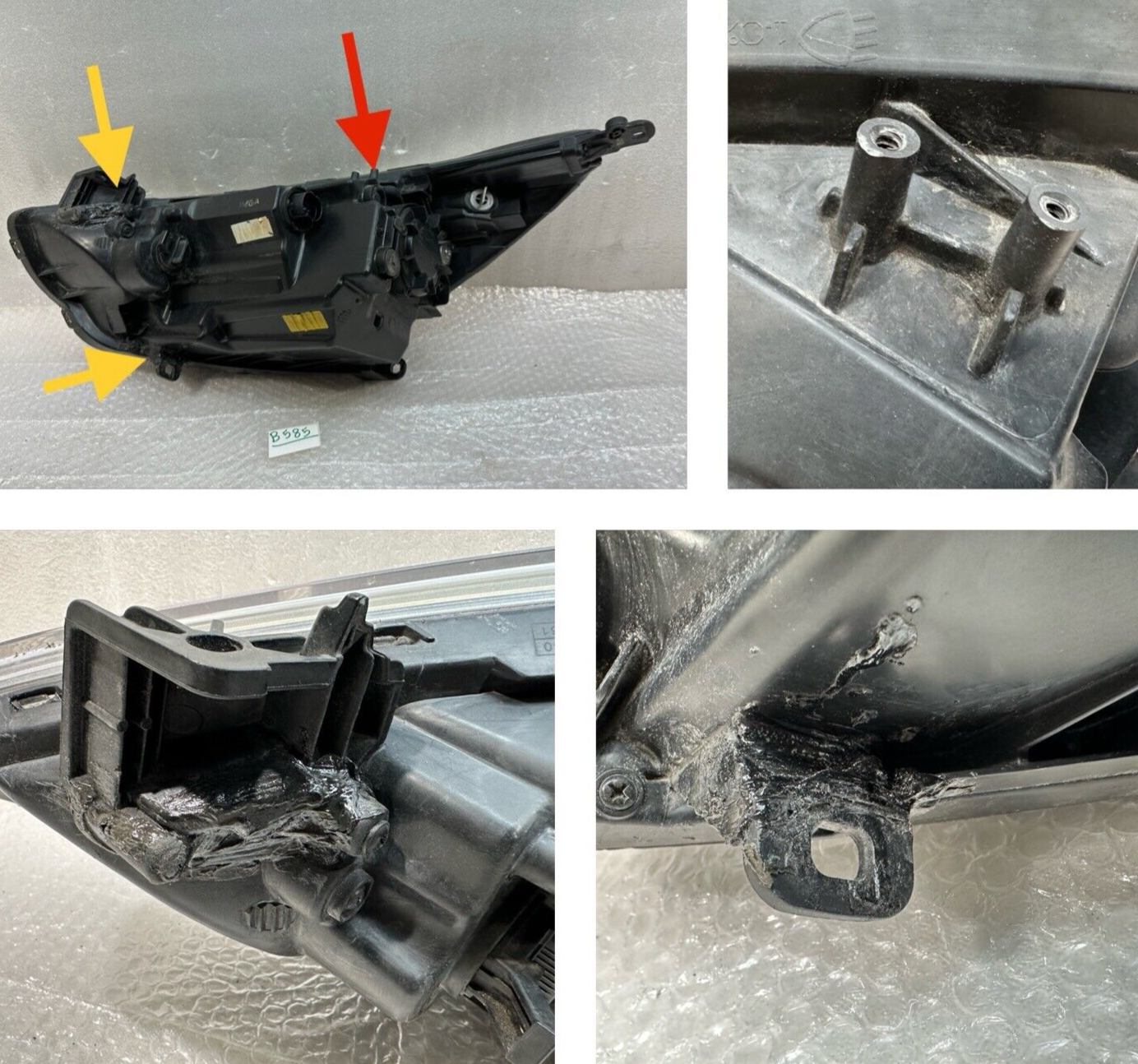 2015 2017 Hyundai Accent RH Headlight Right Passenger Side Halogen  