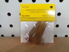 P D Hobby Brand O Scale Detailing Parts: Grill set, Diamond chicken wire , E...