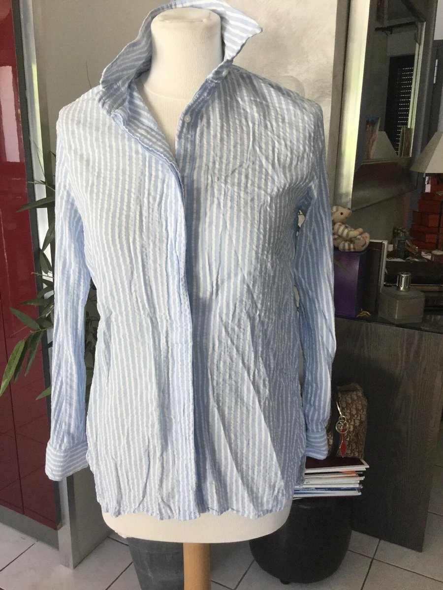 Chemise bleu electrique femme zara cheap
