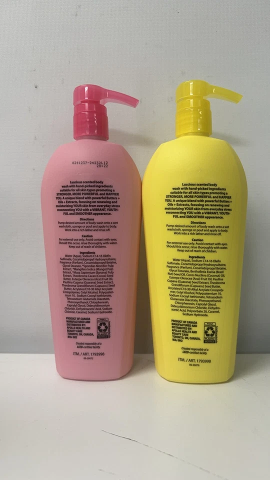 Nutrius Brazil Body Wash Coco Berry Bliss семейный размер, 2 x 25,4 жидких унц - Изображение 3 из 3