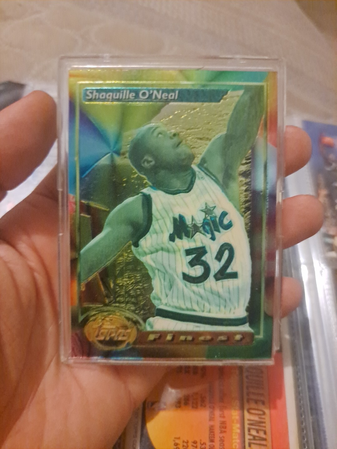 1993-94 Topps Finest - Refractor #3 Shaquille O'Neal