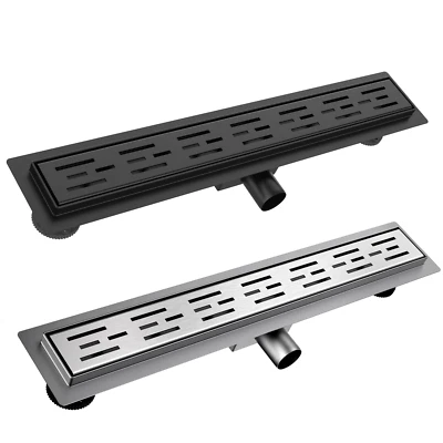 EMKE Linear Shower Floor Drain Stainless Steel For Wet Room Bathroom Gully Trap