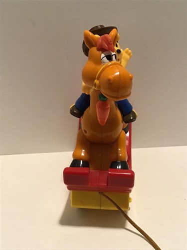 Vintage Navystar 8" Musical Rocking Horse Cowboy Bear Lights & Music Rare! - Picture 4 of 7