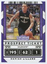 2020-21 Panini Contenders Draft Picks - Damian Lillard #40 Prospect Ticket