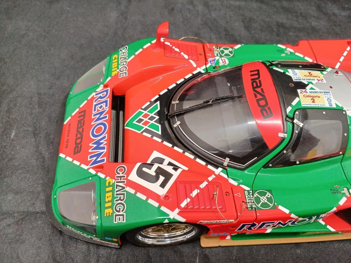 1/18 AUTOart Mazda 787B #55 Orange Green From Japan Model