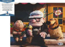 ED ASNER SIGNED 'UP' 8x10 MOVIE PHOTO 4 BECKETT COA CARL FREDRICKSEN ELF ANIMAL
