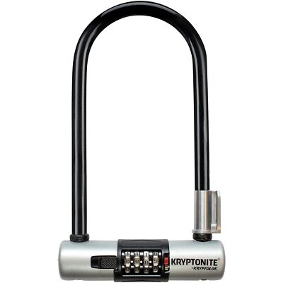 Kryptonite Kryptolok Combo Standard Bügelschloss mit Halterung Sold Secure Gold