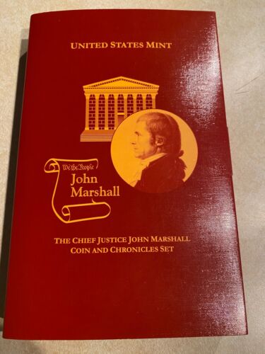 US Mint 2005 John Marshall Coin & Chronicles Set Item # 5J4 BU Silver Dollar - Picture 7 of 7