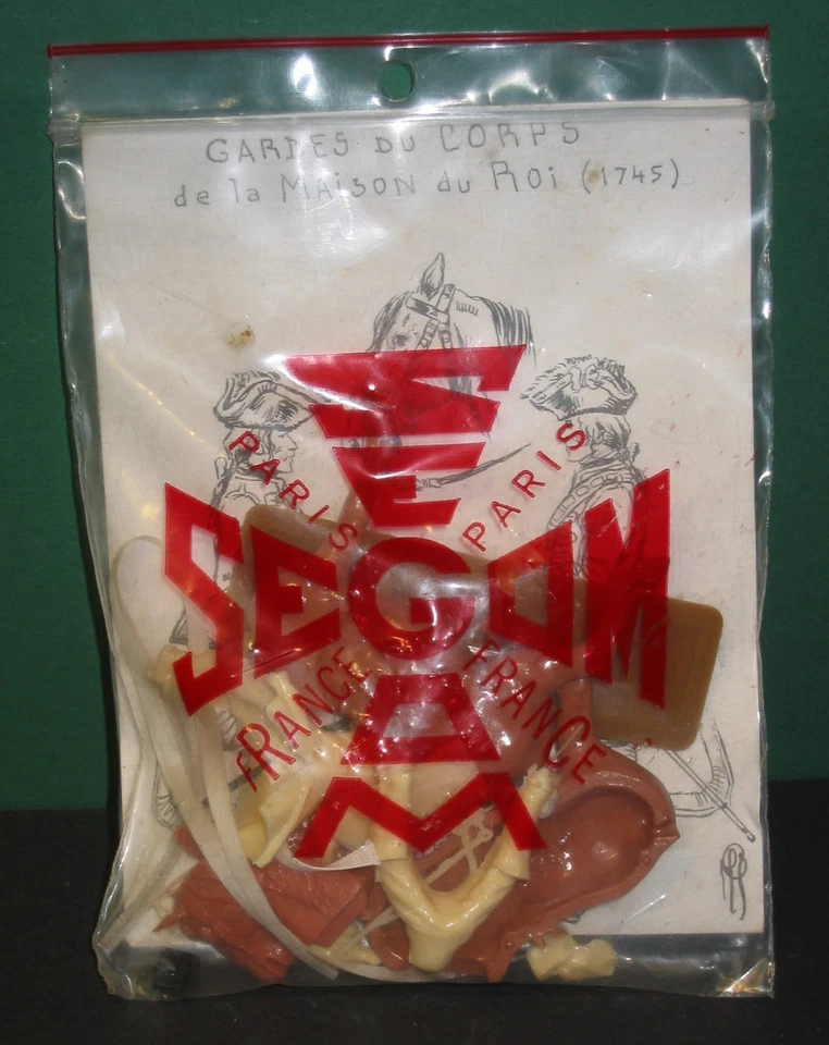 SEGOM  ANCIEN REGIME GARDES DU CORPS MAISON DU ROI 1745 / Art Miniature Historex - Photo 2/4