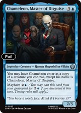 Magic - Chameleon, Master of Disguise - Foil [SPM - 27 Near Mint]