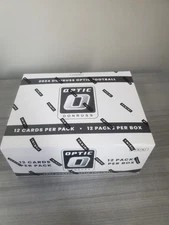 2024 PANINI DONRUSS OPTIC NFL FOOTBALL VALUE JUMBO FAT CELLO 12 PACK BOX IN HAND