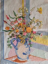 completed finished cross stitch 8''x10'' Unframed New Decoration Bouquet flower